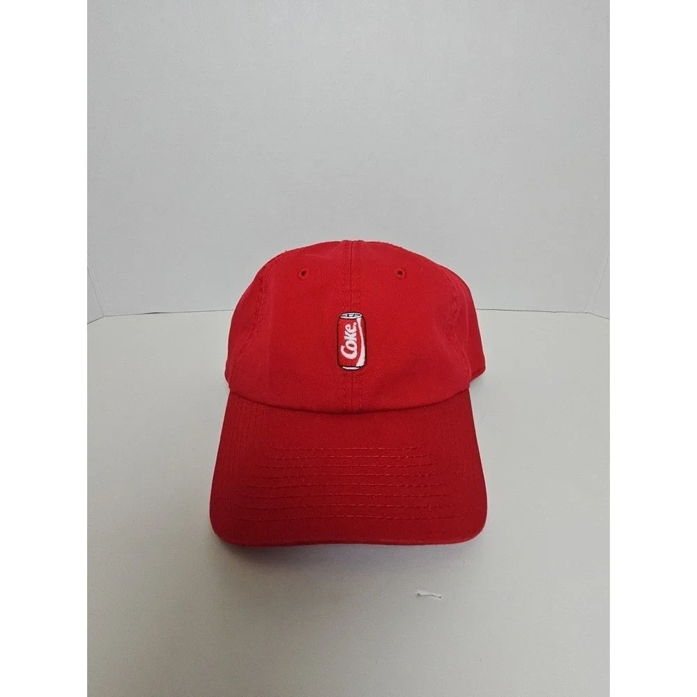 American Needle Coca Cola Drink Coke Can‎ Red Beverage Adjustable Adult Hat Cap